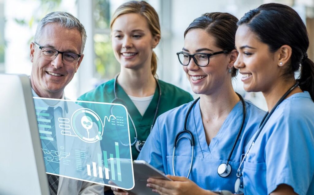 Doctors Looking at MZ Medical Billing Results