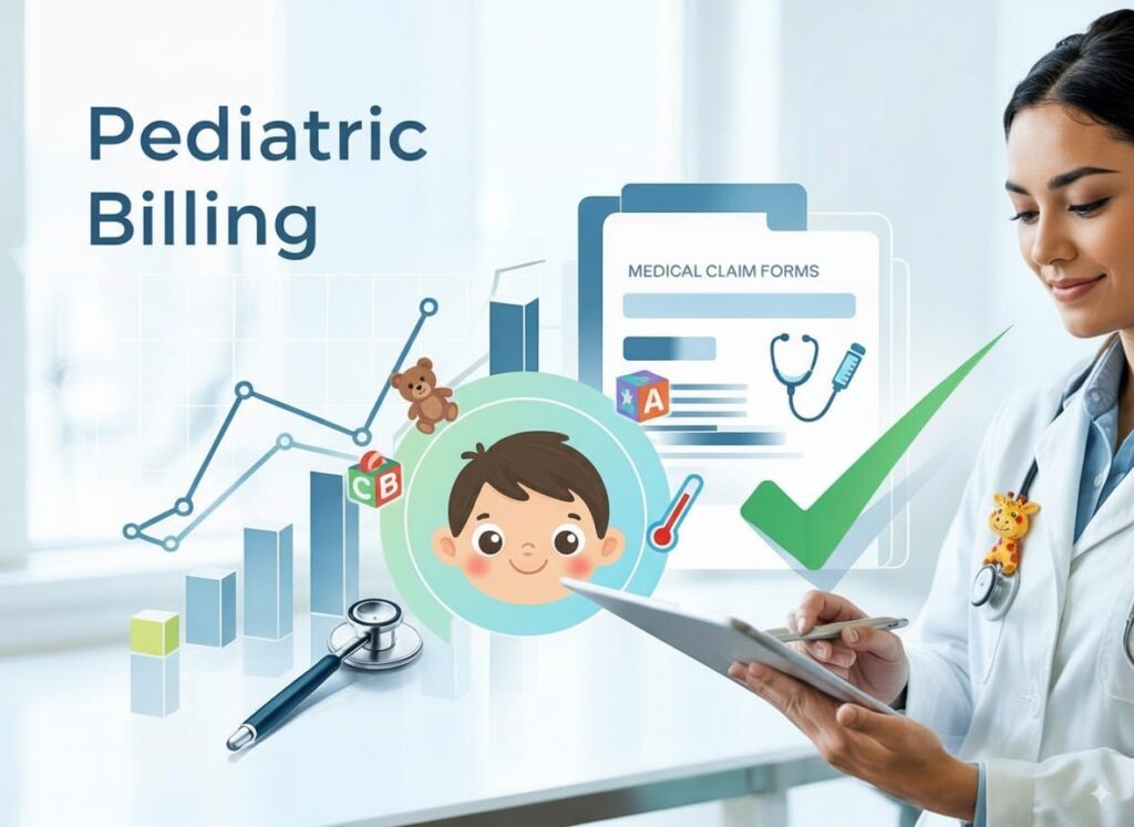 Pediatric Medical Billing Services - A pediatrician holding a form