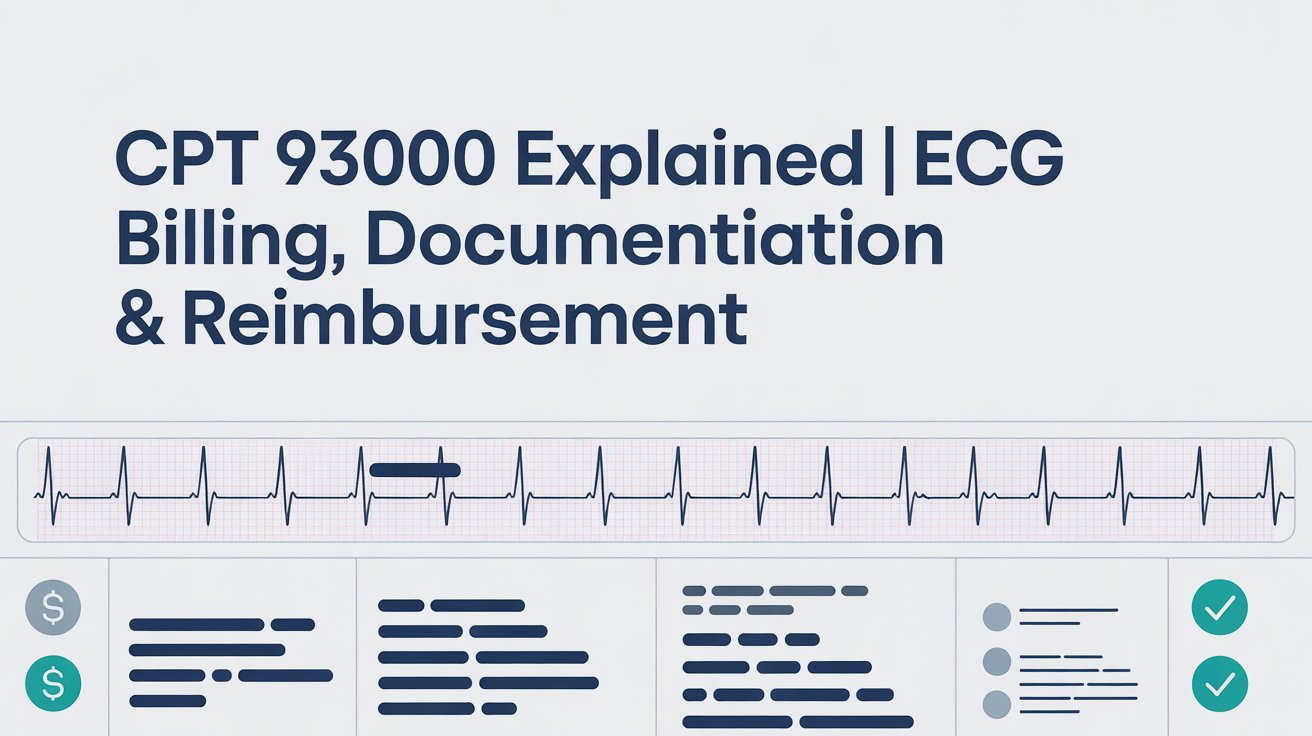 CPT 93000 Explained ECG Billing, Documentation & Reimbursement